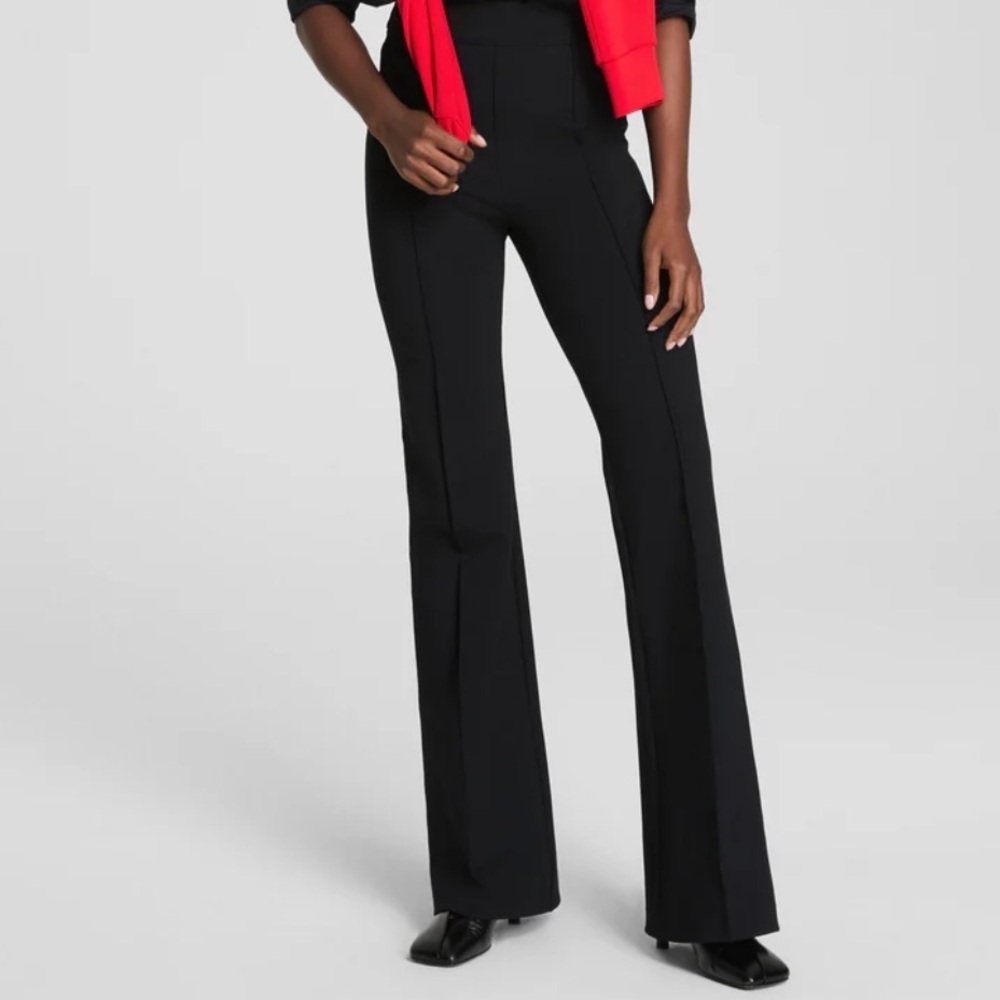 Spanx Ponte Flare Pants - 20252Q - Black - Petite 1X NWT